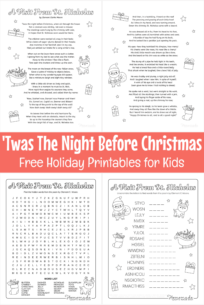 twas the night before christmas