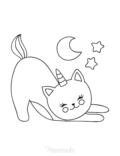 Free Printable Unicorn Cat Coloring Pages - img-Abdullah