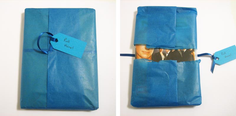 unique gift wrapping ideas ripcord panel