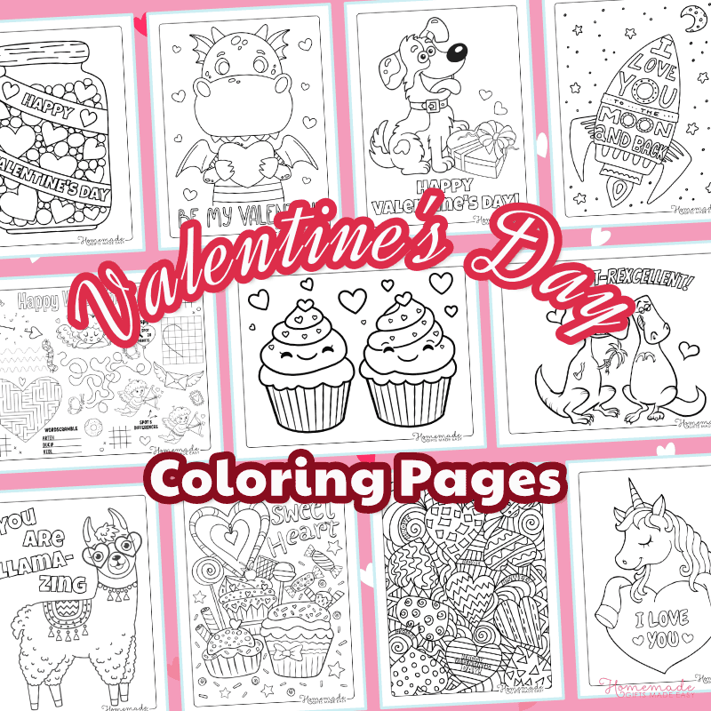 valentines day coloring pages