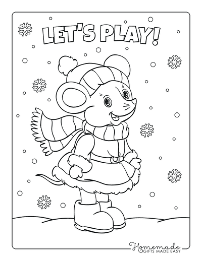 80 best winter coloring pages  free printable downloads