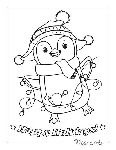 80 Best Winter Coloring Pages Free Printable Downloads
