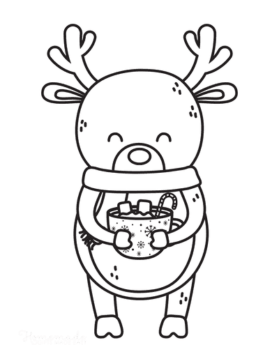 preschool coloring pages for winter