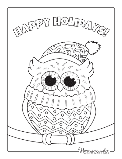 holicay coloring pages