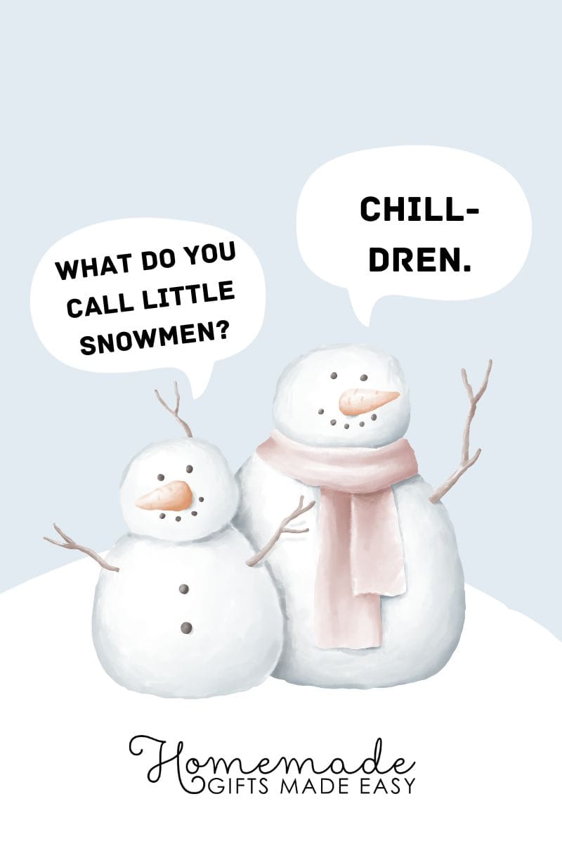 winter jokes for kids little snowmen