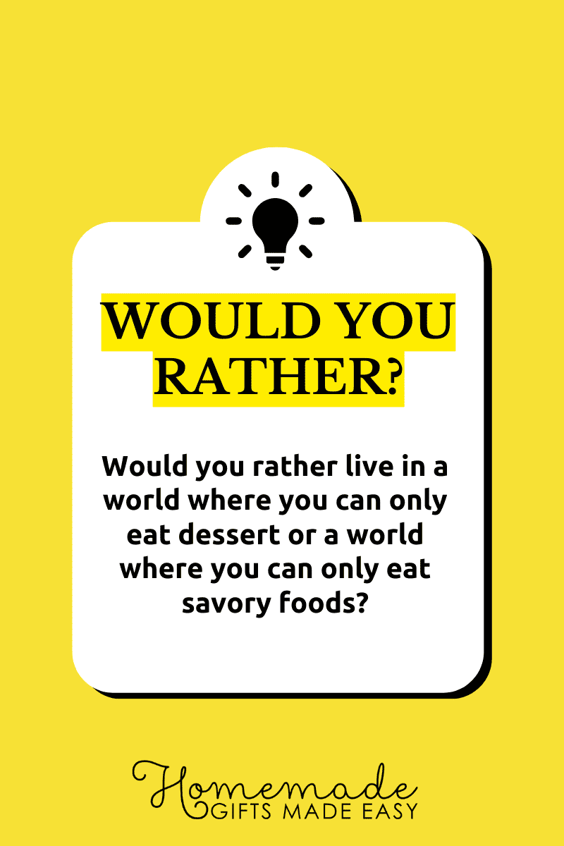 Would You Rather Questions • Enchanted Little World
