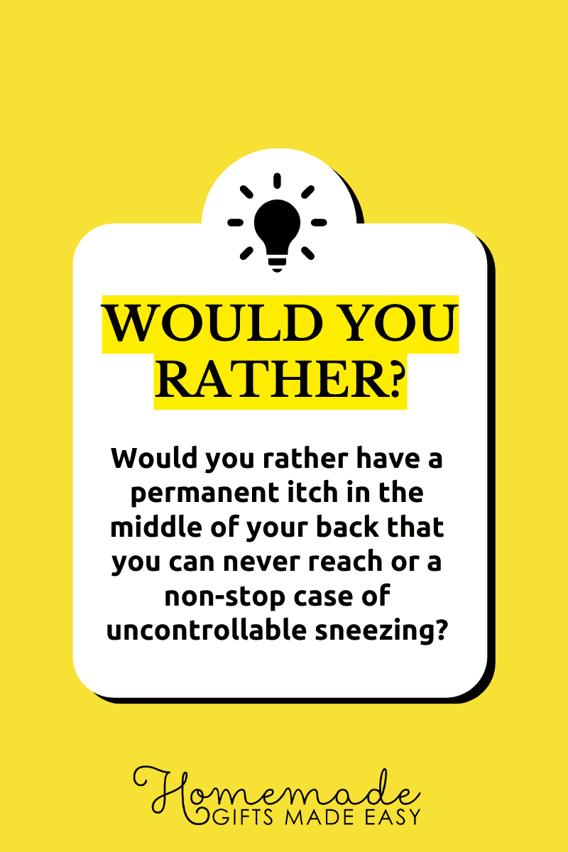 GAME] Would You Rather?