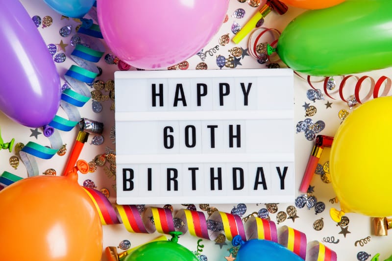 60th Birthday Jokes and One-liners