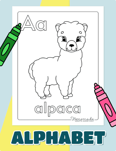 Alphabet Coloring Pages
