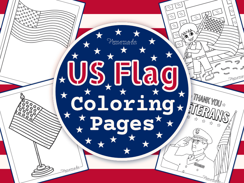 American flag-themed montage image on a red and white striped background with a navy blue circle in the center.
