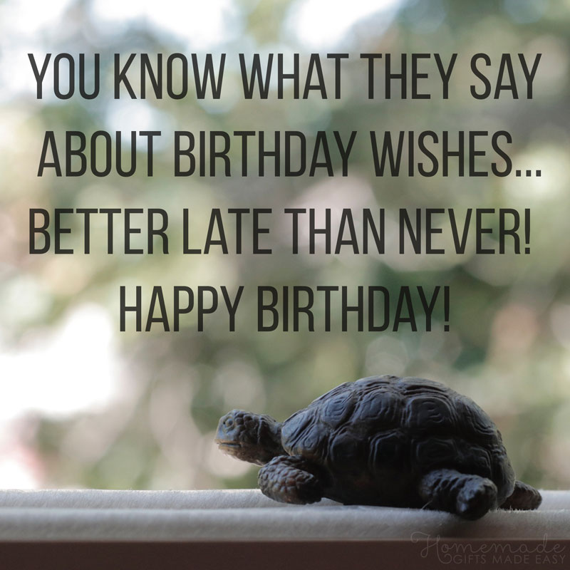 Featured image of post Happy Belated Birthday Meme For Her If you want to wish that crazy girlfriend of yours on her birthday sending her happy birthday crazy bitch