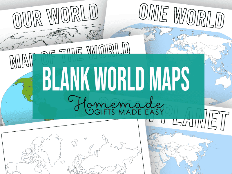 Blank World Map All PDF Downloads