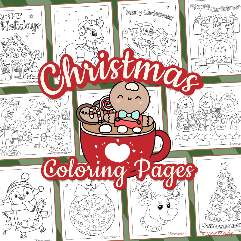 free printable christmas coloring pages