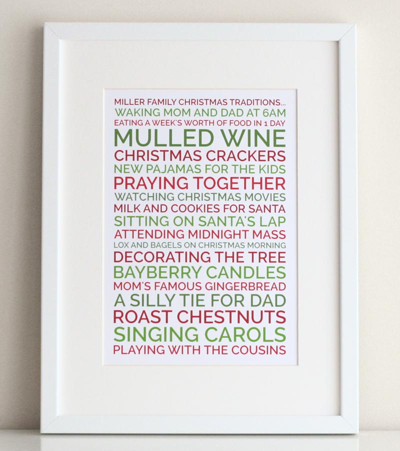 Create a Personalized Poster Christmas Gift