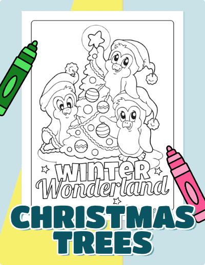 Christmas Tree Coloring Page