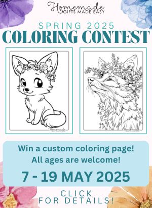 Homemade Gifts Spring 2025 Coloring Contest