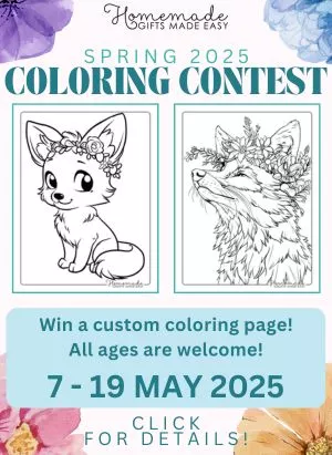 Homemade Gifts Spring 2025 Coloring Contest