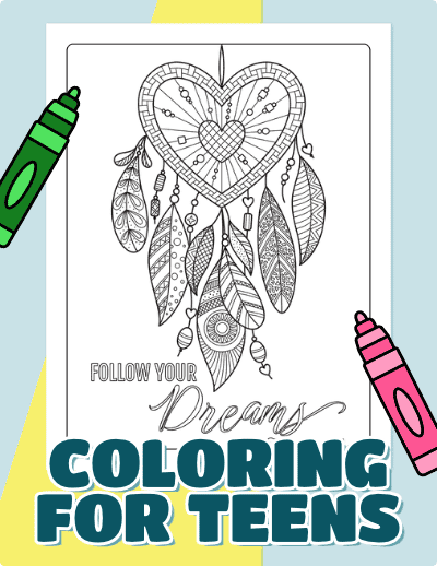 Coloring Pages for Teens