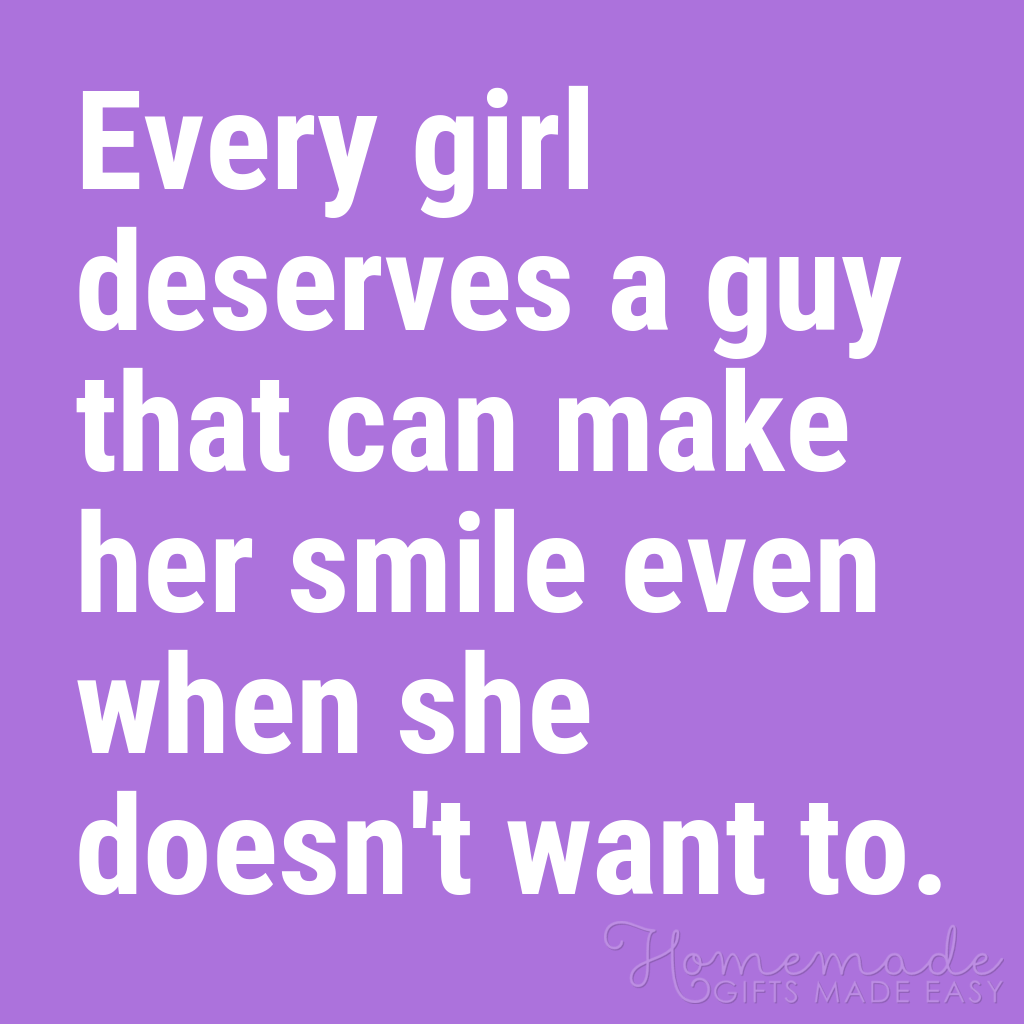 かわいいボーイフレンドは彼女の笑顔を作ることができる男を引用します