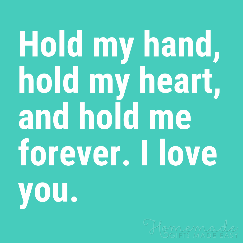 cute boyfriend quotes halte meine Hand mein Herz