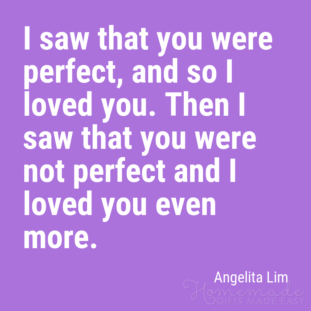 søte kjæreste sitater ikke perfekt elsket deg mer