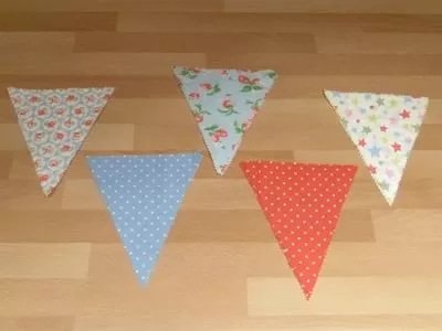 how to make decorative bunting step 1