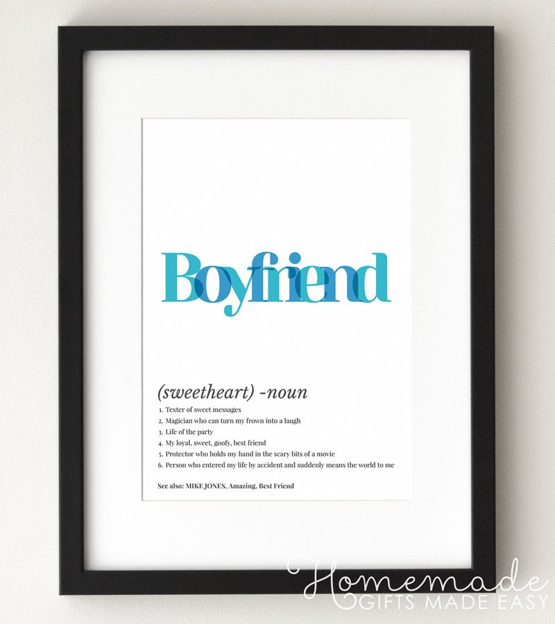 definition personalized poster