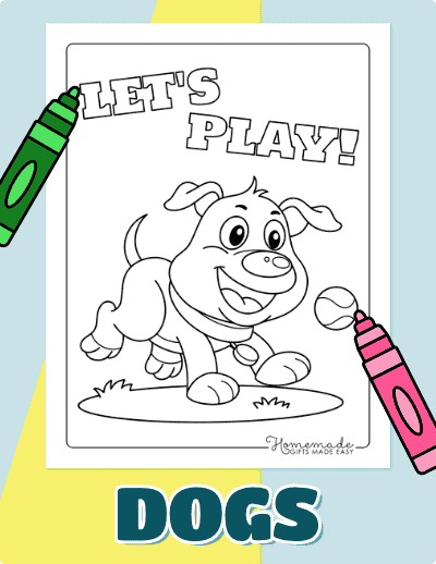 Dog Coloring Pages