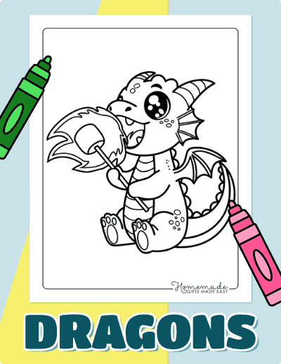 Dragon Coloring Pages
