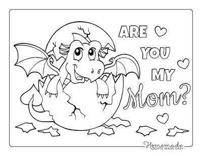Dragon Coloring Pages Baby Dragon Hatching From Egg