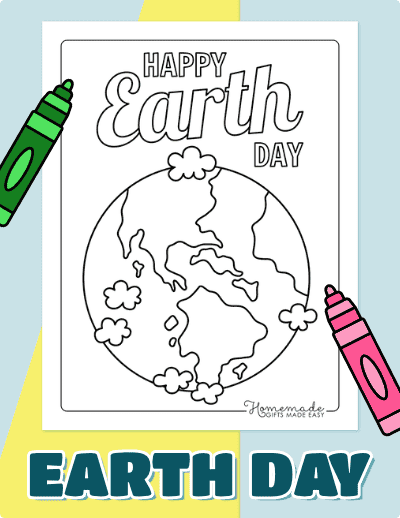 Earth Day Coloring Pages