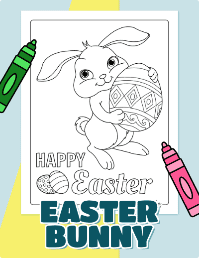 Easter Bunny Coloring Pages