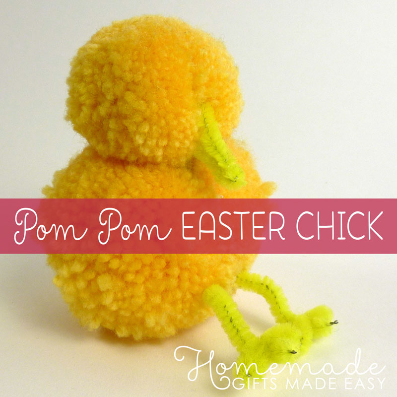 easter craft ideas - pom pom chick header