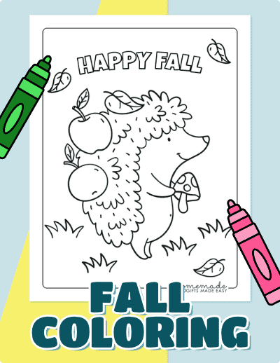 Fall Coloring Pages