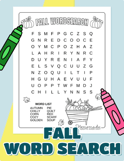 Fall Word Search