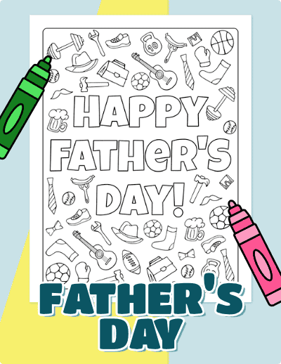 Fathers Day Coloring Pages