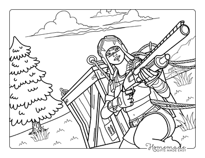 Fortnite Coloring Pages Easy Cool Fortnite Battle Coloring Page