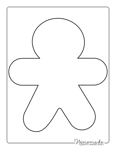Free Printable Gingerbread Man Templates & Coloring Pages