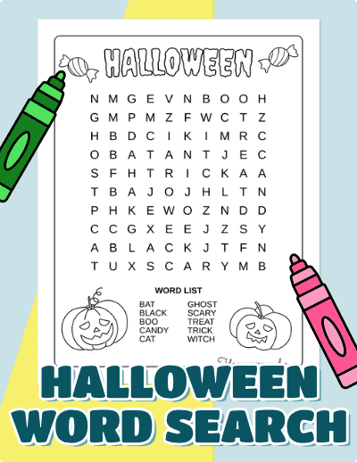 Halloween Word Search