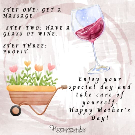 happy mother's day messages for friends self-care day, enjoy your special day!