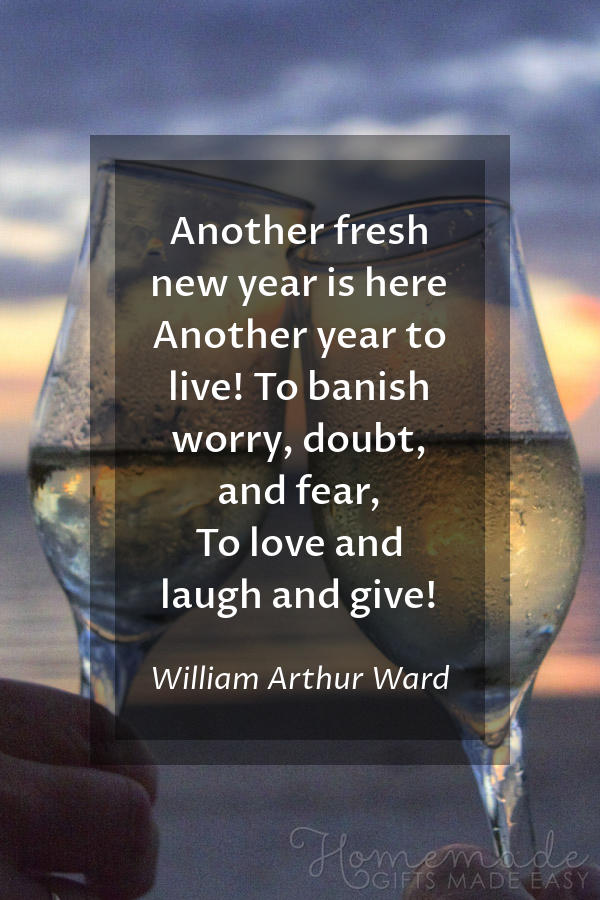 happy new year images banish worry 600x900