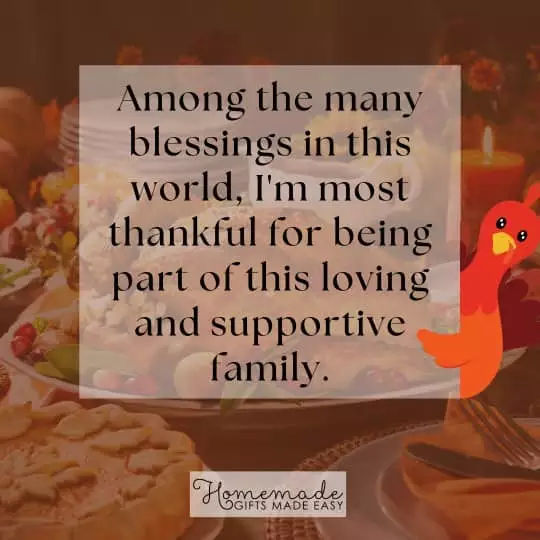 Happy Thanksgiving I'm most thankful for being part of this loving and supportive family