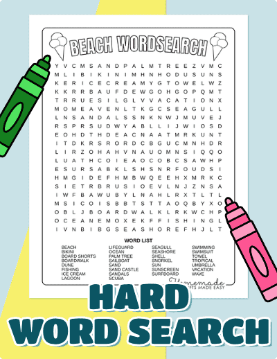Hard Word Search