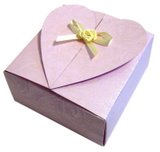 gift wrapping techniques heart box