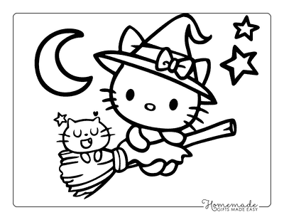 Hello Kitty Coloring Pages Hello Kitty Halloween