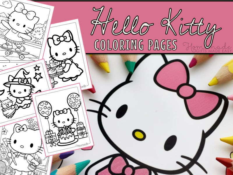 hello kitty coloring pages
