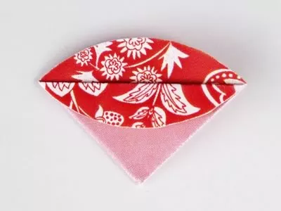 Homemade card ideas - dahlia origami flower step 4b
