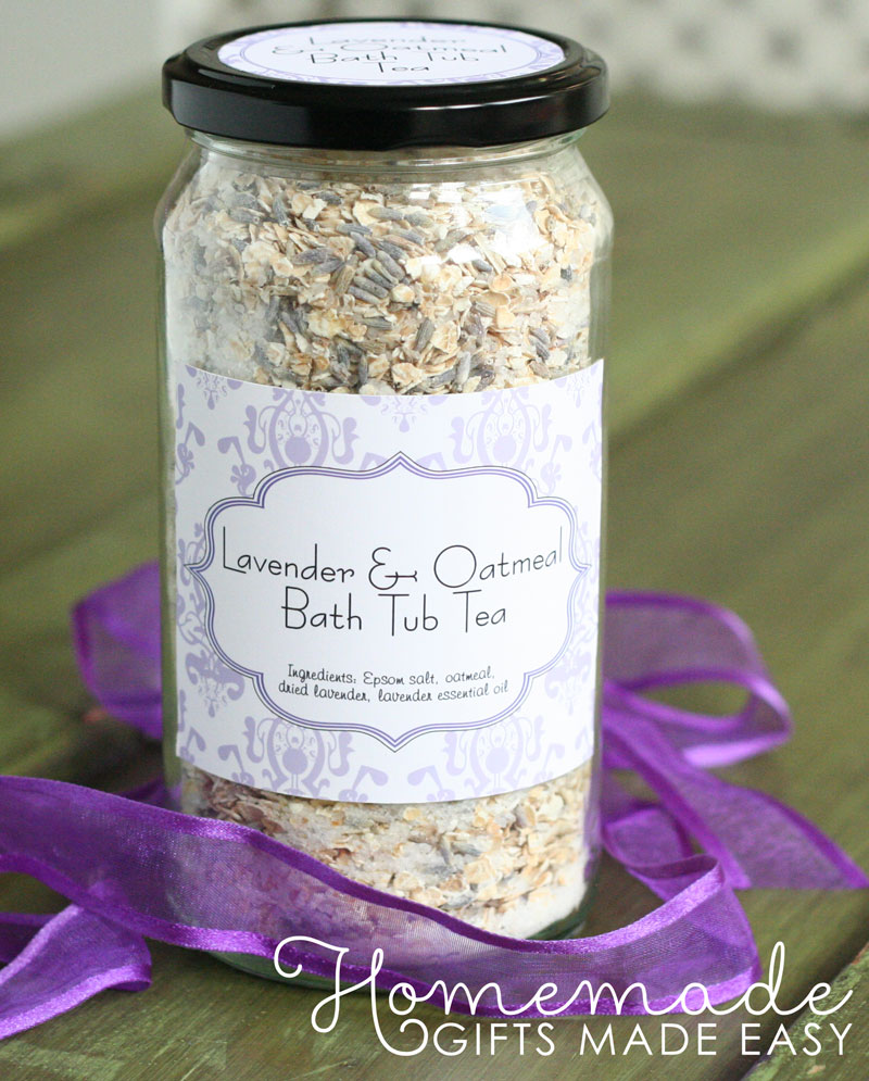 holiday gift ideas for women homemade oatmeal bath tea recipe