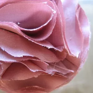 fabric flowers homemade christmas gift for her