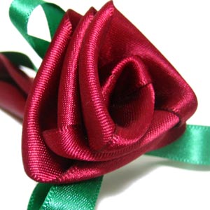 how to make ribbon flowers